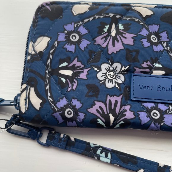 Vera Bradley Bags Nwt Vera Bradley Blue Floral Ultralight Rfid